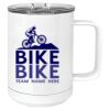 15 oz. White Vacuum Insulated Mug w/Slider Lid Thumbnail
