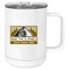 15 oz. White Vacuum Insulated Mug w/Slider Lid Thumbnail