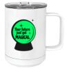 15 oz. White Vacuum Insulated Mug w/Slider Lid Thumbnail