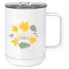 15 oz. White Vacuum Insulated Mug w/Slider Lid Thumbnail