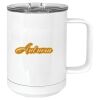 15 oz. White Vacuum Insulated Mug w/Slider Lid Thumbnail