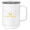 15 oz. White Vacuum Insulated Mug w/Slider Lid Thumbnail