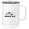 15 oz. White Vacuum Insulated Mug w/Slider Lid Thumbnail