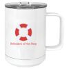 15 oz. White Vacuum Insulated Mug w/Slider Lid Thumbnail