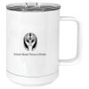 15 oz. White Vacuum Insulated Mug w/Slider Lid Thumbnail