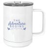 15 oz. White Vacuum Insulated Mug w/Slider Lid Thumbnail
