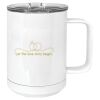 15 oz. White Vacuum Insulated Mug w/Slider Lid Thumbnail
