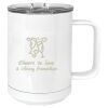 15 oz. White Vacuum Insulated Mug w/Slider Lid Thumbnail