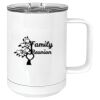 15 oz. White Vacuum Insulated Mug w/Slider Lid Thumbnail