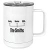 15 oz. White Vacuum Insulated Mug w/Slider Lid Thumbnail