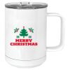 15 oz. White Vacuum Insulated Mug w/Slider Lid Thumbnail