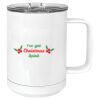 15 oz. White Vacuum Insulated Mug w/Slider Lid Thumbnail