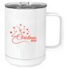 15 oz. White Vacuum Insulated Mug w/Slider Lid Thumbnail
