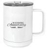 15 oz. White Vacuum Insulated Mug w/Slider Lid Thumbnail