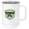 15 oz. White Vacuum Insulated Mug w/Slider Lid Thumbnail