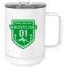 15 oz. White Vacuum Insulated Mug w/Slider Lid Thumbnail