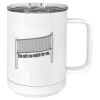 15 oz. White Vacuum Insulated Mug w/Slider Lid Thumbnail