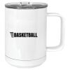 15 oz. White Vacuum Insulated Mug w/Slider Lid Thumbnail