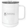 15 oz. White Vacuum Insulated Mug w/Slider Lid Thumbnail
