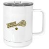 15 oz. White Vacuum Insulated Mug w/Slider Lid Thumbnail