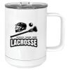 15 oz. White Vacuum Insulated Mug w/Slider Lid Thumbnail