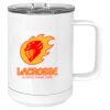 15 oz. White Vacuum Insulated Mug w/Slider Lid Thumbnail