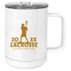 15 oz. White Vacuum Insulated Mug w/Slider Lid Thumbnail