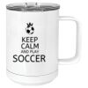 15 oz. White Vacuum Insulated Mug w/Slider Lid Thumbnail