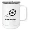 15 oz. White Vacuum Insulated Mug w/Slider Lid Thumbnail