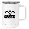 15 oz. White Vacuum Insulated Mug w/Slider Lid Thumbnail