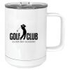 15 oz. White Vacuum Insulated Mug w/Slider Lid Thumbnail