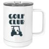 15 oz. White Vacuum Insulated Mug w/Slider Lid Thumbnail