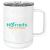 15 oz. White Vacuum Insulated Mug w/Slider Lid Thumbnail