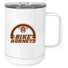 15 oz. White Vacuum Insulated Mug w/Slider Lid Thumbnail