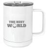 15 oz. White Vacuum Insulated Mug w/Slider Lid Thumbnail