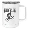 15 oz. White Vacuum Insulated Mug w/Slider Lid Thumbnail
