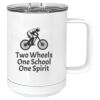 15 oz. White Vacuum Insulated Mug w/Slider Lid Thumbnail