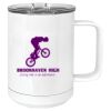 15 oz. White Vacuum Insulated Mug w/Slider Lid Thumbnail