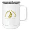 15 oz. White Vacuum Insulated Mug w/Slider Lid Thumbnail