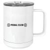 15 oz. White Vacuum Insulated Mug w/Slider Lid Thumbnail