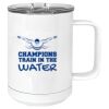 15 oz. White Vacuum Insulated Mug w/Slider Lid Thumbnail