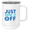15 oz. White Vacuum Insulated Mug w/Slider Lid Thumbnail