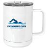 15 oz. White Vacuum Insulated Mug w/Slider Lid Thumbnail