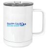 15 oz. White Vacuum Insulated Mug w/Slider Lid Thumbnail
