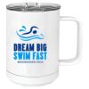 15 oz. White Vacuum Insulated Mug w/Slider Lid Thumbnail