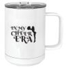 15 oz. White Vacuum Insulated Mug w/Slider Lid Thumbnail