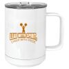 15 oz. White Vacuum Insulated Mug w/Slider Lid Thumbnail
