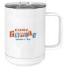 15 oz. White Vacuum Insulated Mug w/Slider Lid Thumbnail