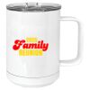 15 oz. White Vacuum Insulated Mug w/Slider Lid Thumbnail