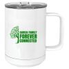 15 oz. White Vacuum Insulated Mug w/Slider Lid Thumbnail